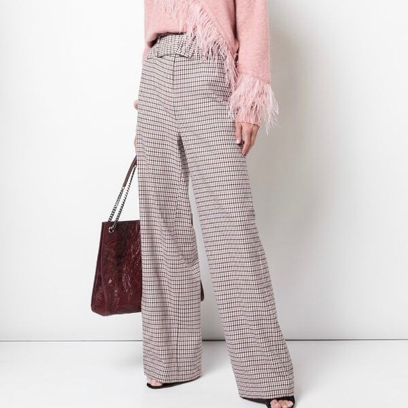 Cinq á Sept LNWT Checkered Eliza Pant Size 6 - Picture 1 of 10